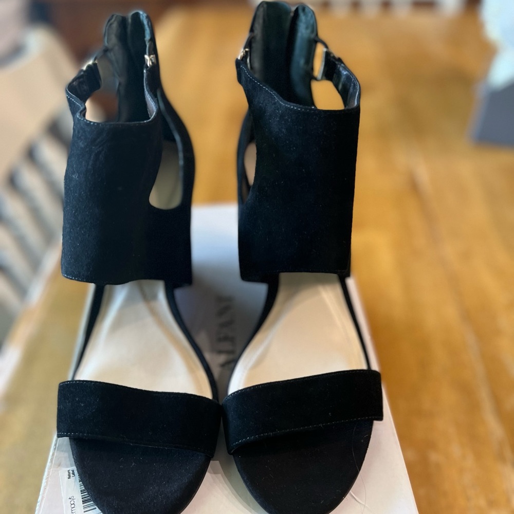Alfani black wedge shoes, Size 9.5